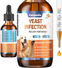 Natural Yeast Relief for Dogs, Supports Healthy Itch Relief, Dog Ear Discomfort