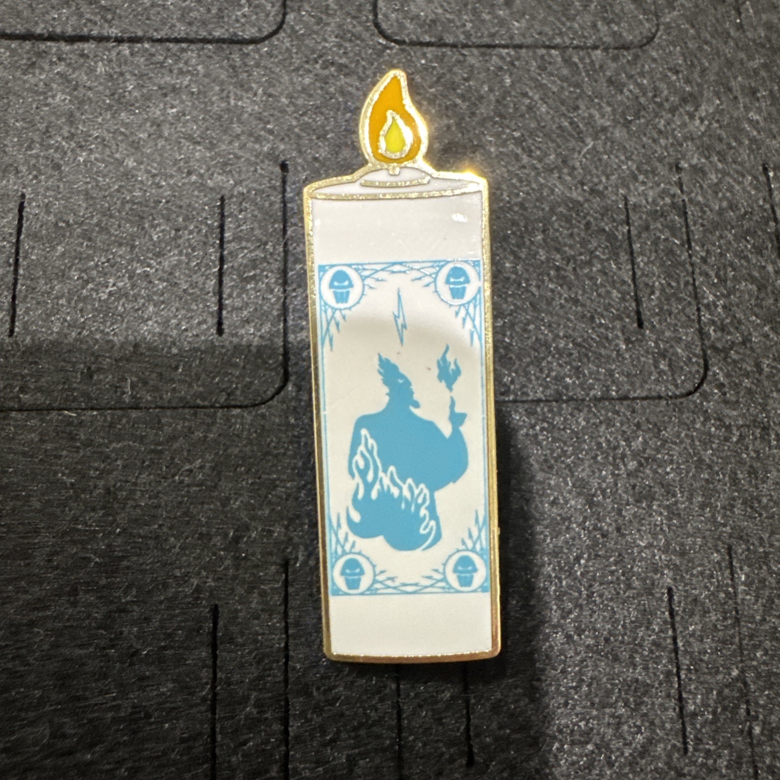 Disney Hades Villain Silhouette Candle Loungefly Enamel Pin Hercules 