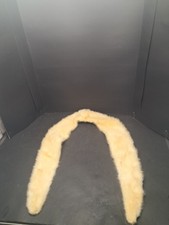      Long white mink collar Very Nice Wear Or Use As Decor In A Man/Lady Cave   