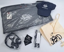 53" White's Metal Detector Carry Bag, Grey Canvas, W/ Starlite Headphones, Hat