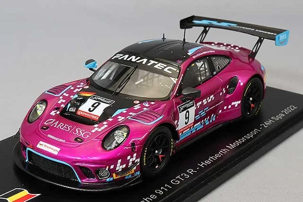 Spark SB535 1:43 Porsche 911 GT3 R No.9 Herberth Motorsport 24H Spa 2022 Limited-image