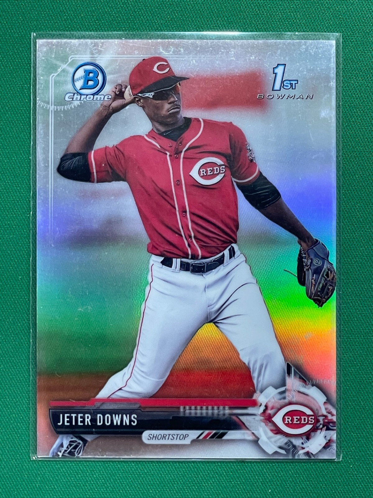 2017 Bowman Draft Chrome Refractor #BDC-6 Jeter Downs 1st Bowman Chrome