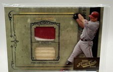2004 Prime Cuts Jim Thome Combo Prime 1/1 Phillies