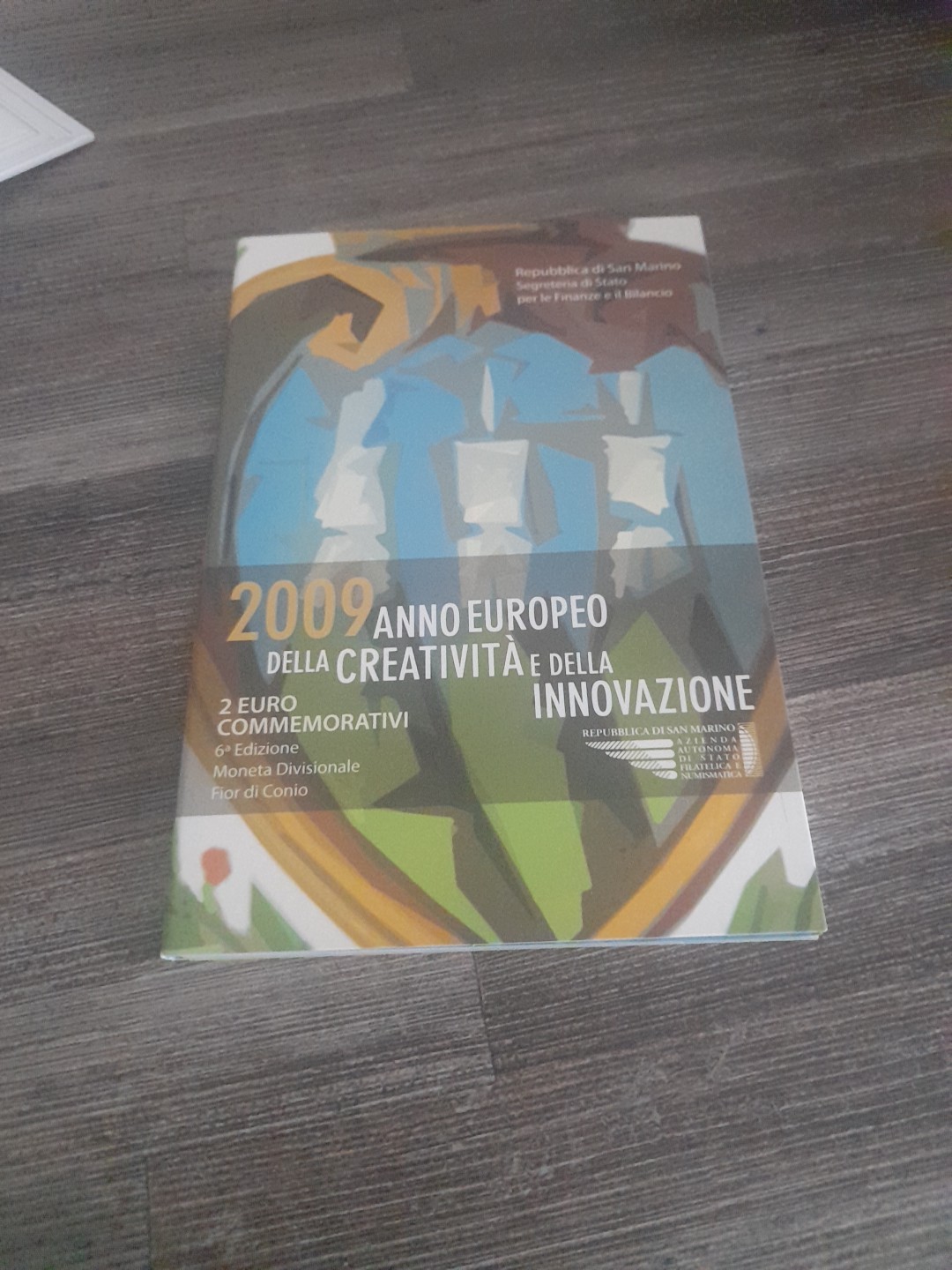 BLISTER 2 EURO SAINT MARIN 2009 ANNEE EUROPEENNE CREATIVITE ET INNOVATION