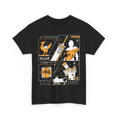 Strife Midgar Aesthetic Unisex T-Shirt. Final Fantasy VII Video Game. FF7.