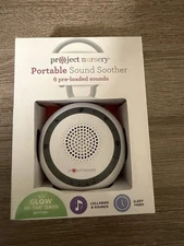 Project Nursery Portable Sound Soother - 6 Pre-loaded Sounds - Battery Operates