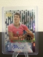 2022 Skybox Metal Universe Champions Nikola Jovic RC #S-7 Auto Premium Gold