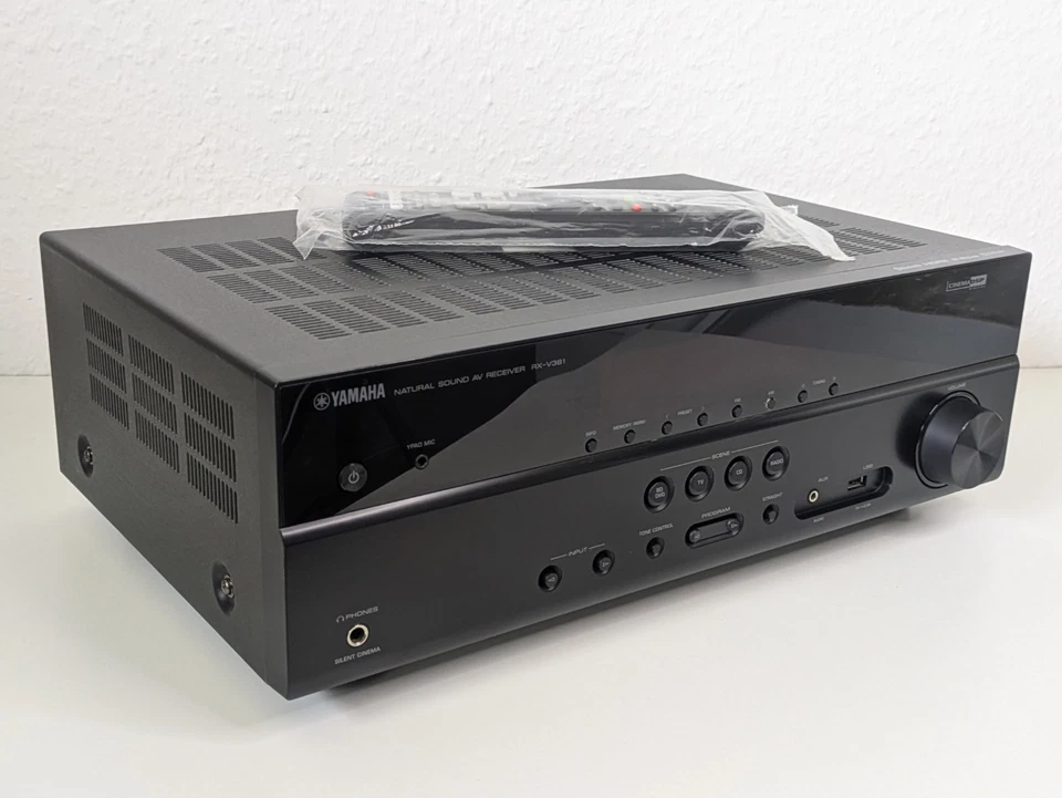 Yamaha RX-V381 5.1 AV Receiver Bluetooth 4K 2.2 HDMI Digital Optische Eingänge  - Bild 4 von 4