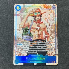 Portgas D Ace (Alt Art) Foil Parallel One Piece Carry On His Will OP13-119 SEC