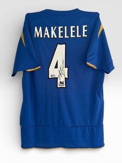 Claude Makelele Chelsea Signed Shirt Centenary Edition RARE Proof Authentication