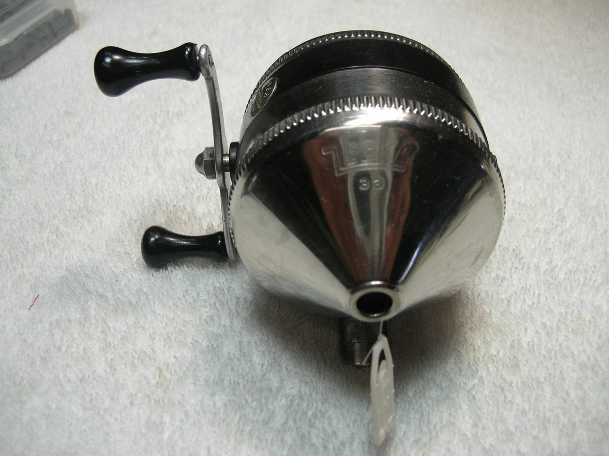 Moulinet De Pêche Vintage Zebco Holiday Northman II, Spincast, Fabriqué Au Japon, Rouge