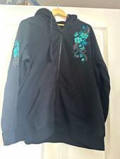Free Nature Damen Zip-Hoodie Fleece 6XL Schwa...