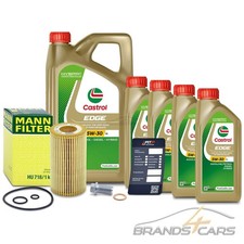 MANN-FILTER ÖLFILTER+9L CASTROL EDGE 5W-30 LL FÜR MERCEDES M-KLASSE W163 270 CDI