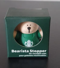 BEARISTA STOPPER CUP CAFE STARBUCKS COLLECTOR -OURS - NEUF