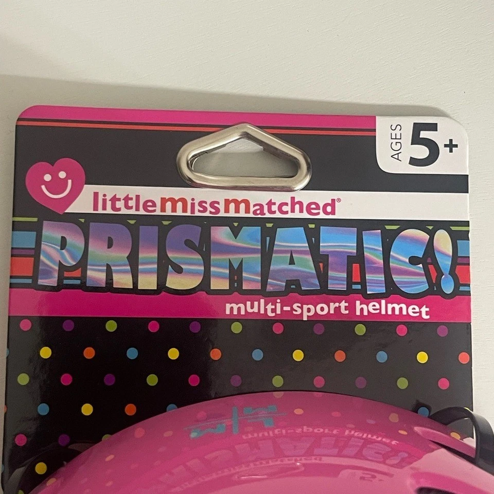 Casco Multideporte Little Miss Prismatic Nuevo con Etiquetas - Rosa y Multicolor Foto 2 de 4