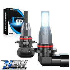HB4 9006 LED Headlight Bulbs 6500K Conversion Kit Low Beam Bright blue 2-Pack