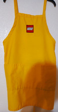 LEGO Employee Yellow Apron Size M Made In USA Pre -Owned