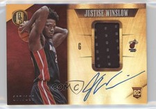 2015-16 Panini Gold Standard Rookie Jersey 187/199 Justise Winslow #211 Auto 1b8