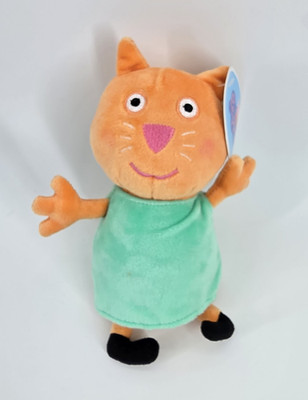 Peppa Pig Candy Cat Talking Interactive Meow Plush Doll Stuffed Works 8 Inch