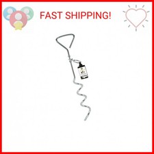 SunGrow Dog Tie Out Leash Stake for Ground, Heavy-Duty Anchor Stake for Leash, 3