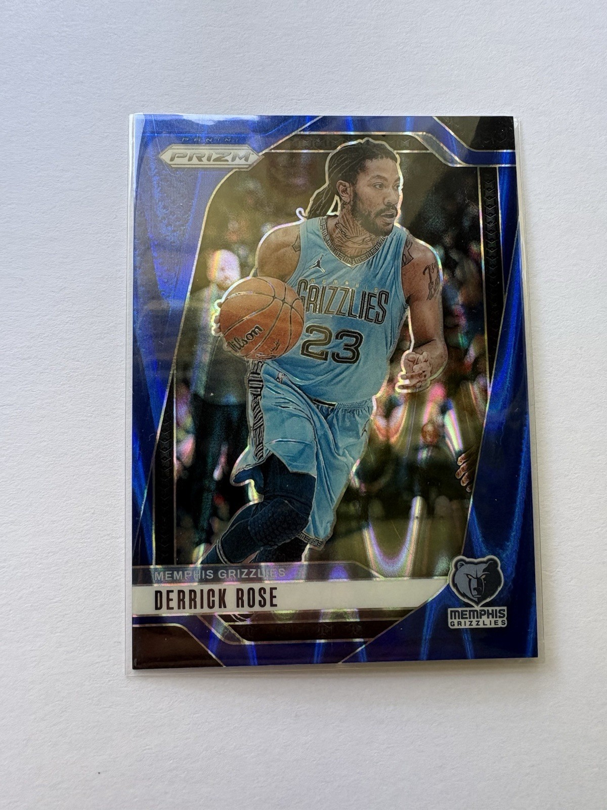 2024-25 Panini Prizm - Derrick Rose #53 Blue Ice Prizm /125