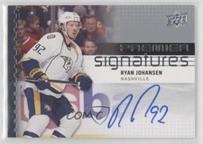 2016-17 Upper Deck Premier Premier Signatures Ryan Johansen #PS-RJ Auto n5h