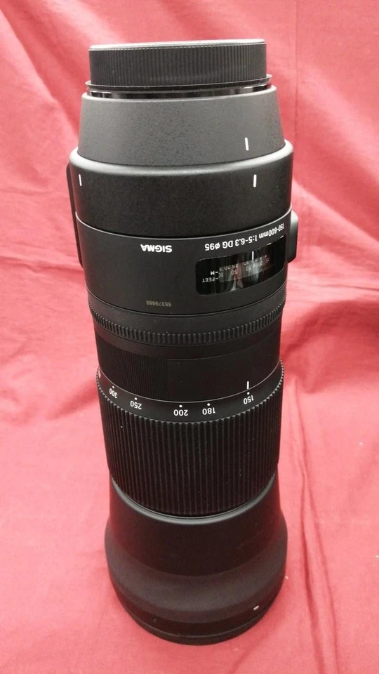 SIGMA 150-600mm F5-6.3 DG OS HSM Canon EF Mount Lens w/ TC-1401 Kit Telephoto - Image 2 of 4