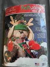 NEW Dimensions Felt Works DECKED OUT DOGGIE Felt Kit 8128