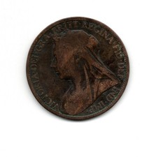 1899 One Penny 1d  QUEEN VICTORIA 1D COIN’S GREAT BRITAIN BRONZE PENNY