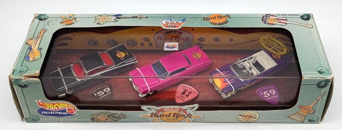 Hot Wheels Cars Of The Hard Rock Cafe Set of 3 Vehicles Cool