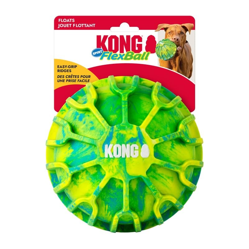 KONG FlexBall Sport Extra Large Dog Toy, Durable Thermoplast