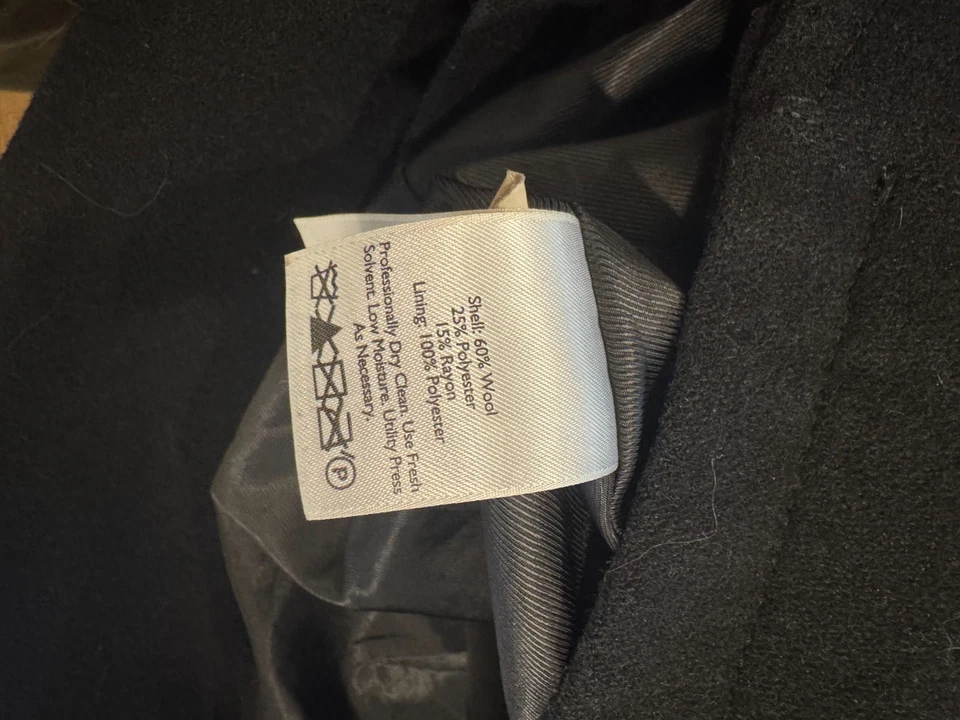 Eddie Bauer mens mackinaw wool cruiser black - Image 4 of 4