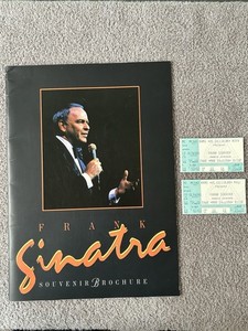 1994 FRANK SINATRA~Tulsa, OK Concert~CONCERT BROCHURE AND TWO (2) TICKET STUBS