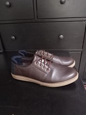 SKECHERS Air-Cooled Memory Foam Insoles Leather LANSON Oxford Casual Size 13