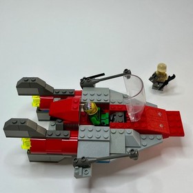 LEGO Star Wars A-Wing Fighter 7134 99% Complete with Minifigures & accessories