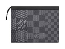 LOUIS VUITTON Pochette Voyage Handbag Toilet Bag Men's 10.6x2.3x8.2 in