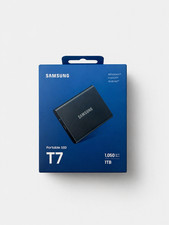 NEW Samsung T7 Portable SSD 1TB USB 3.2 External Solid State Drive MU-PC1T0T/AM