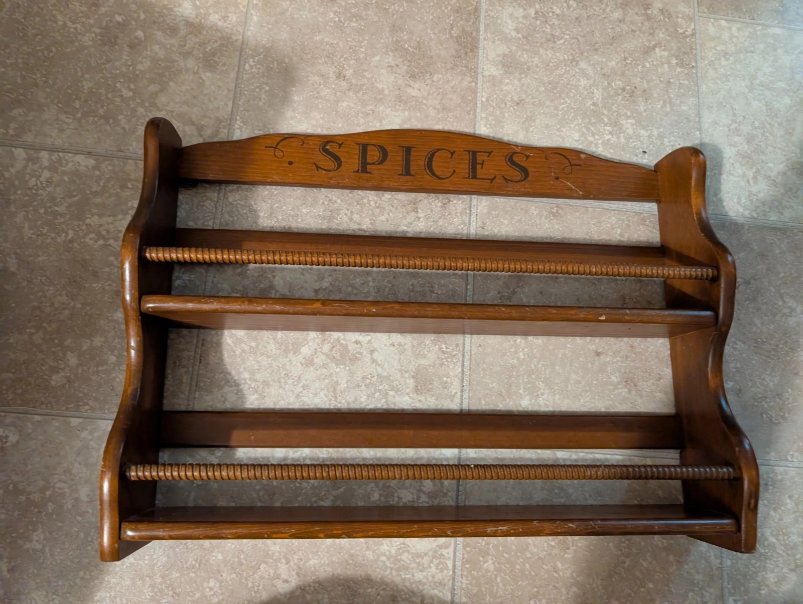 Vintage Antique Two-tier Spice Rack Wood Shelves Apothecary Cottage Farmhouse
Opens in a new window