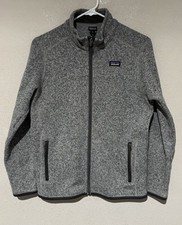 Patagonia Kids Better Sweater Full Zip Fleece Jacket Gray XL 14