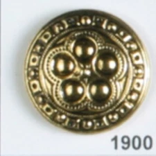Dill Buttons ~ (1900) - 7/8" - 1 ct