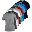 D555 Premium Weight Combed Cotton Crew Neck T-shirts in Size M to XXL, 7 Colors