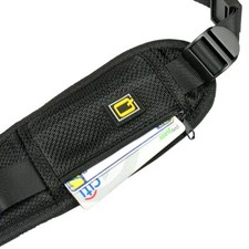 Shoulder Sling Strap Belt for DSLR Digital SLR Camera with Pocket - Black