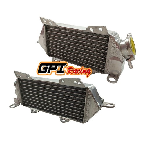 L&R aluminum/alloy radiator FOR Kawasaki KX250 KX 250 2-stroke 1988 1989 88 89 - Picture 3 of 5