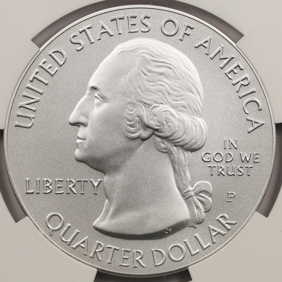 2014-P Shenandoah NP ATB 5 oz Silver Quarter 25c NGC SP70 America the Beautiful - Image 4 of 4