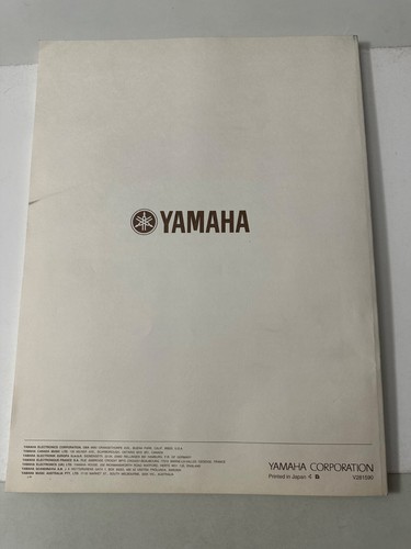 Yamaha RX-V2095 “Natural Sound AV Receiver” OWNER’S MANUAL Rare Eng/Span- 1999! - Picture 2 of 7