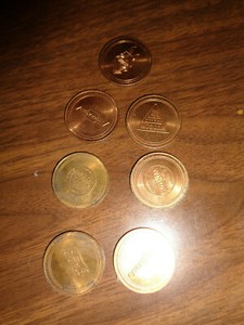 Vintage 1968 Lot Of 7 Solid Bronze Franklin Mint Collection Of Antique Car Coins Ebay