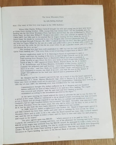 1985 Bulletin of the Northumberland County Virginia Historical Society - Imagen 3 de 14
