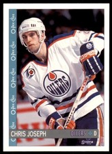 1992-93 O-Pee-Chee Chris Joseph . Edmonton Oilers #203