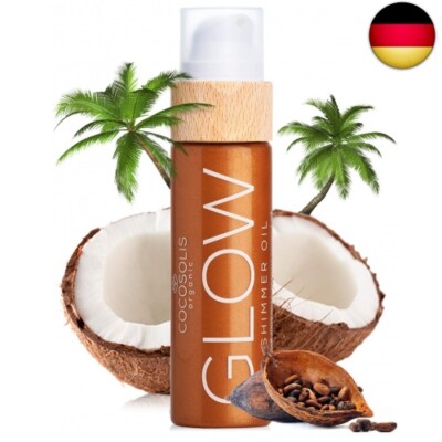 COCOSOLIS GLOW Shimmer Oil - Bio Trockenöl - Schimmerndes Körperöl mit gl