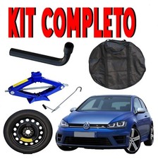 Spare Wheel 5 Holes 17 For Volkswagen Golf 7 With Jack Kit + Key Bag